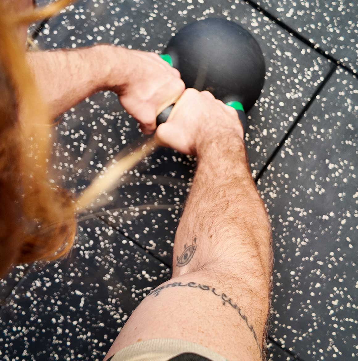 Kettlebell class and strength and conditioning with Jack from Element